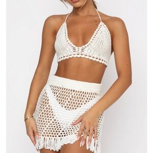 white fox boutique crochet set